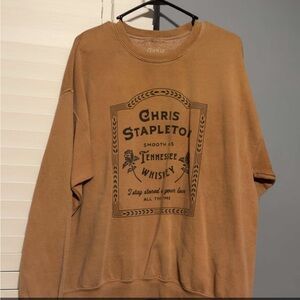 Chris Stapleton Tan Graphic Sweatshirt